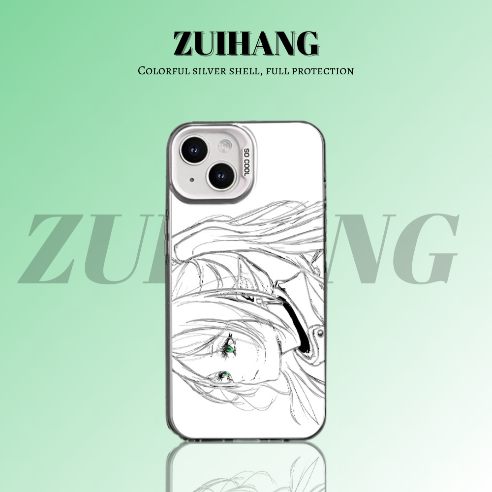 芙莉蓮彩銀線條漸變防摔手機殼-ZUIHANG SHOP