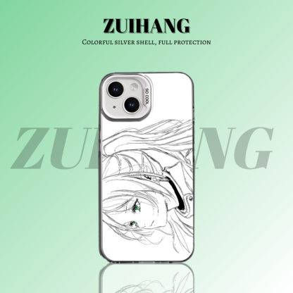 芙莉蓮彩銀線條漸變防摔手機殼-ZUIHANG SHOP