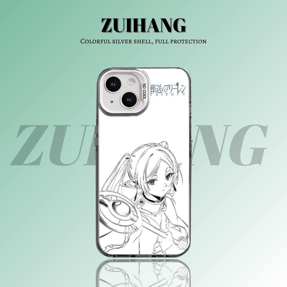 芙莉蓮彩銀線條漸變防摔手機殼-ZUIHANG SHOP