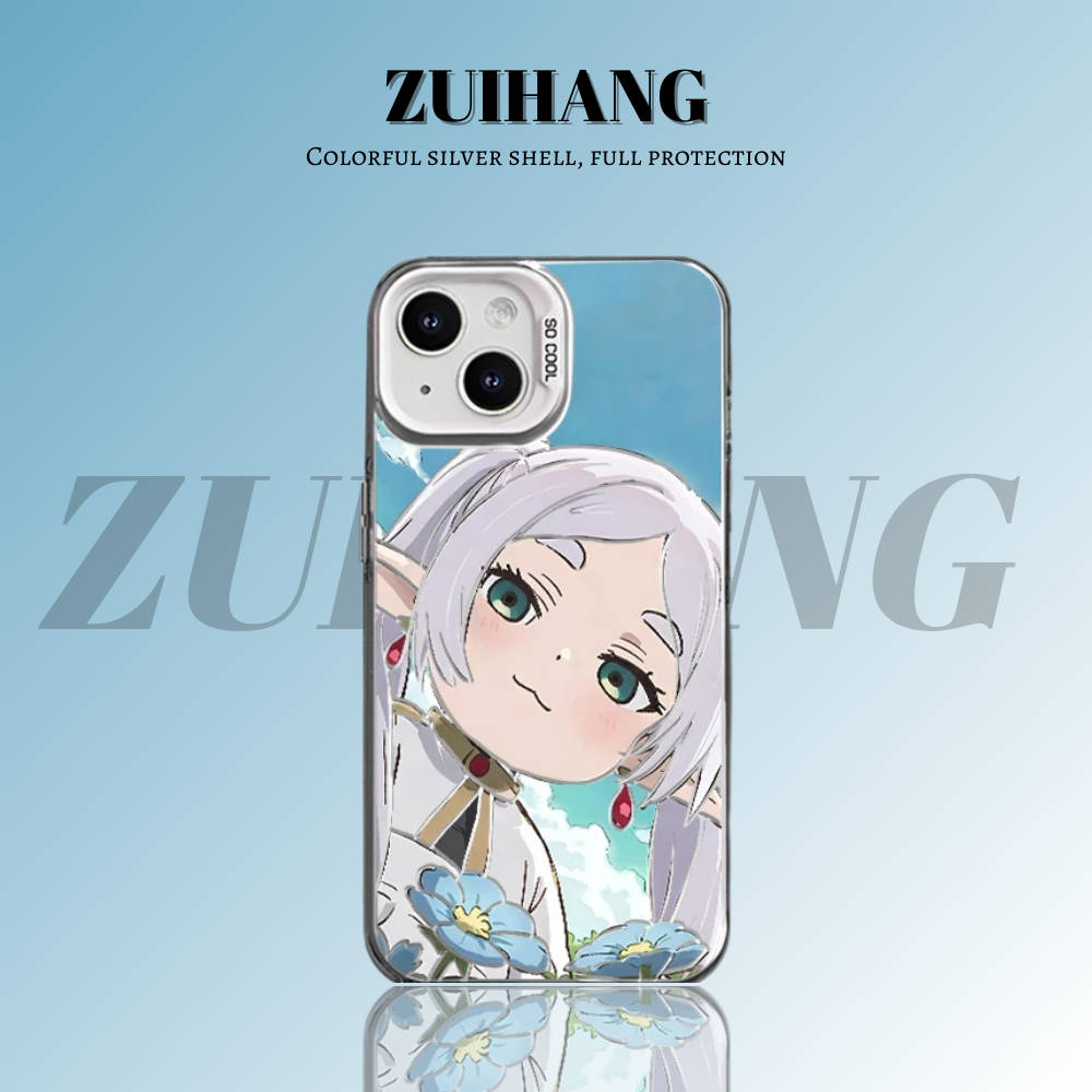 芙莉蓮彩銀線條漸變防摔手機殼-ZUIHANG SHOP