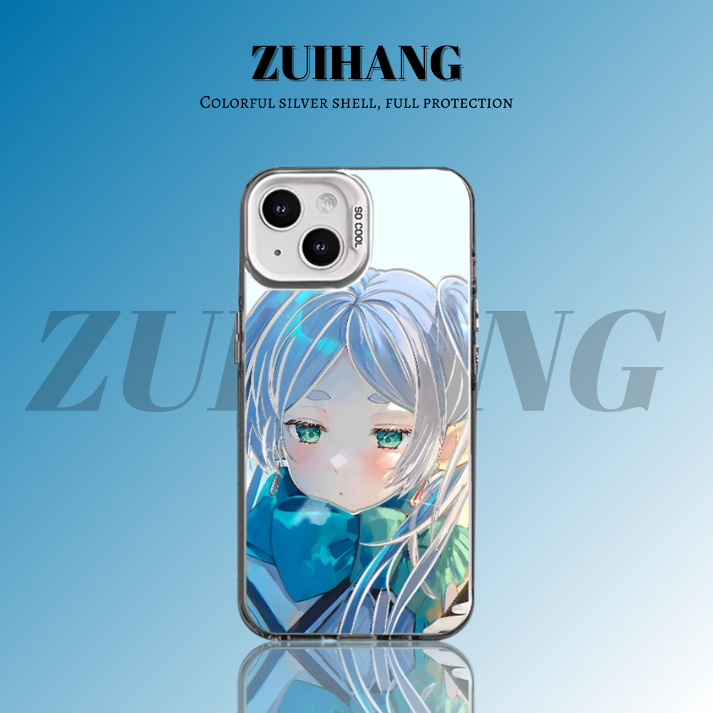 芙莉蓮彩銀線條漸變防摔手機殼-ZUIHANG SHOP