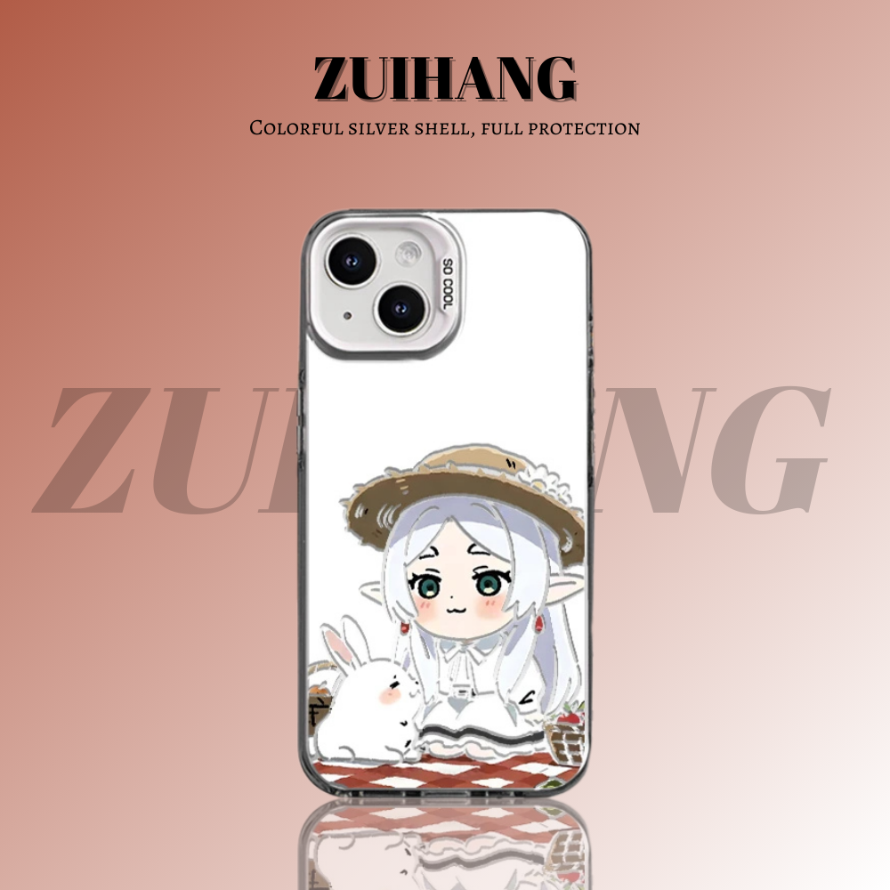 芙莉蓮彩銀線條漸變防摔手機殼-ZUIHANG SHOP