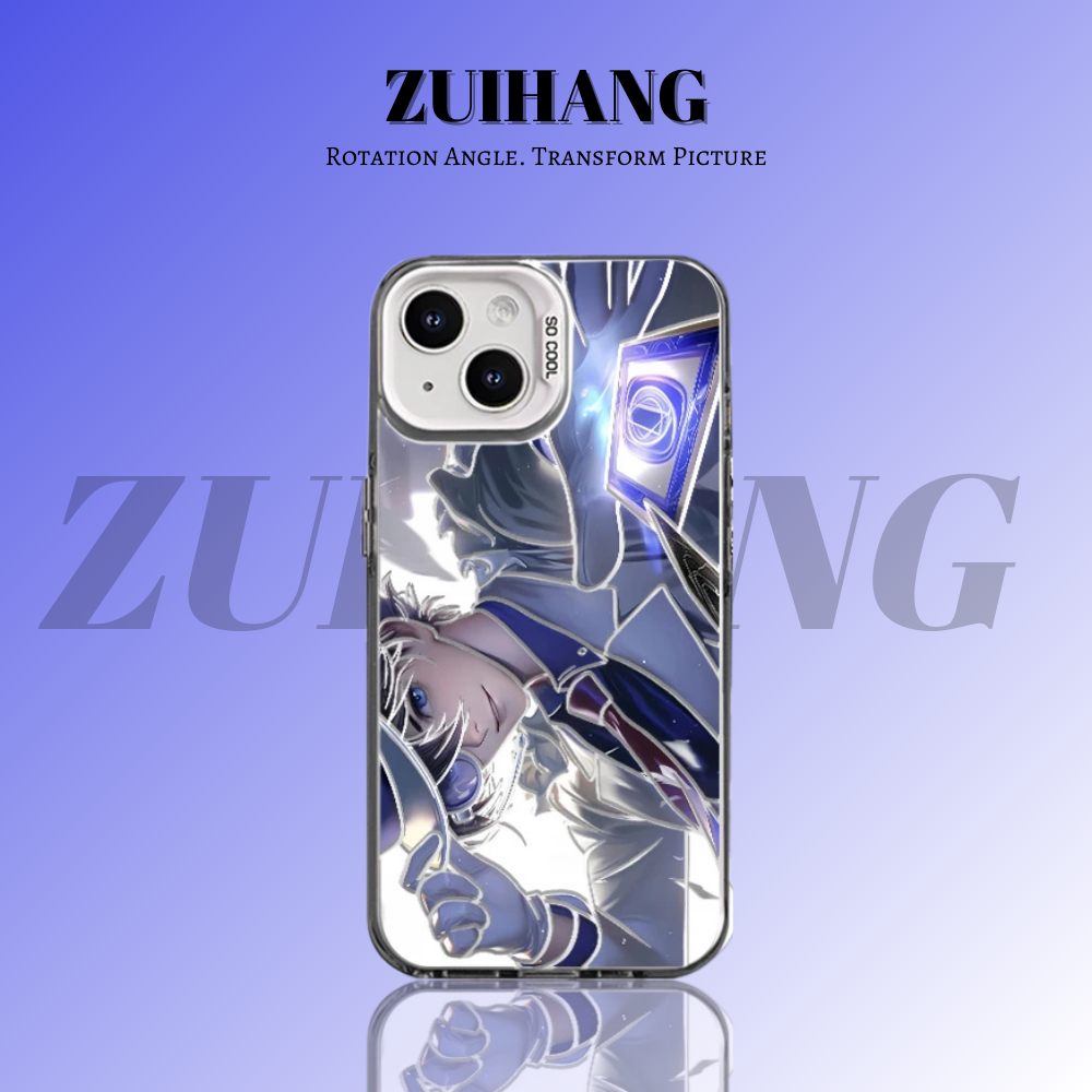 名偵探柯南彩銀線條漸變防摔手機殼-ZUIHANG SHOP