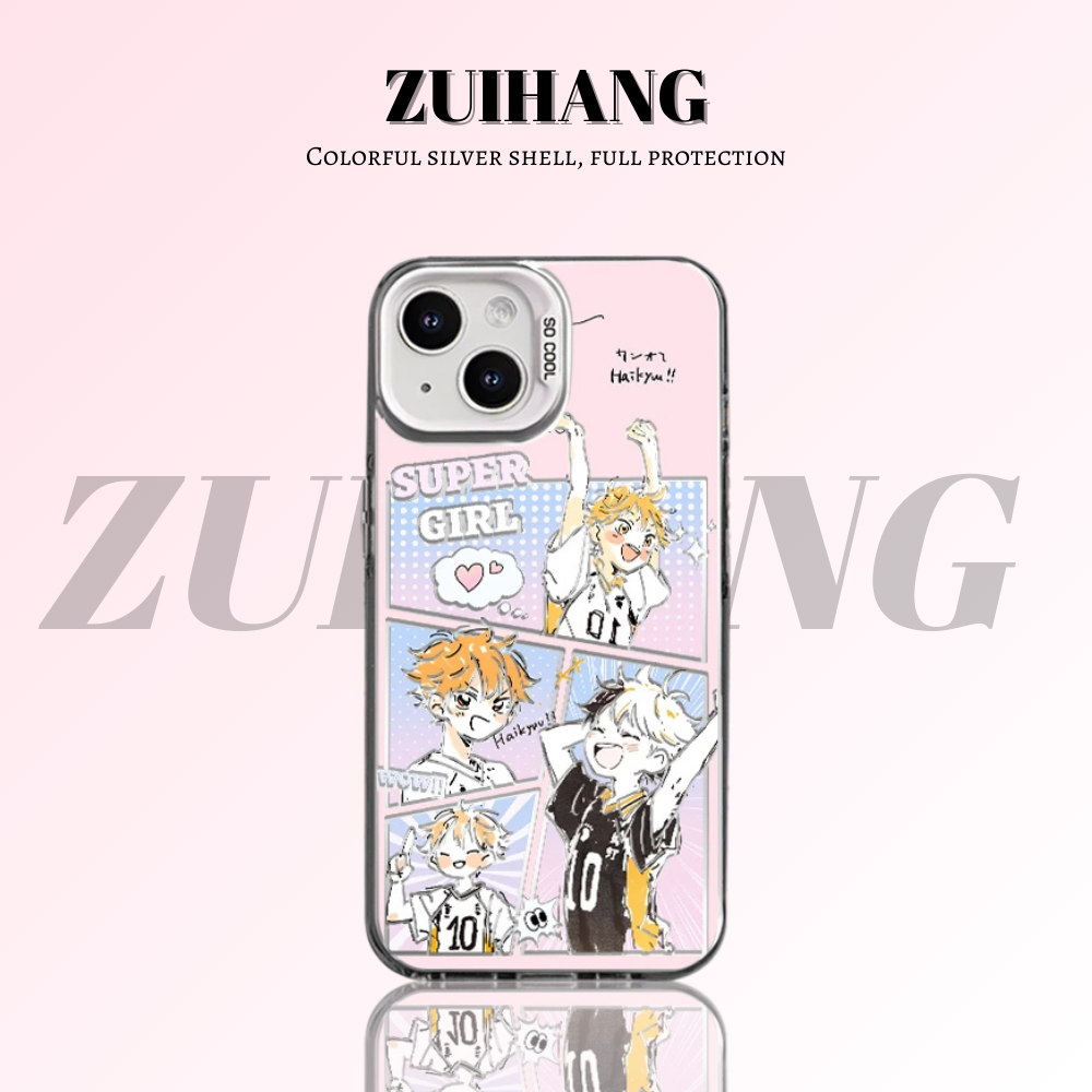 【大集合1.0】動漫彩銀線條漸變防摔手機殼-ZUIHANG SHOP