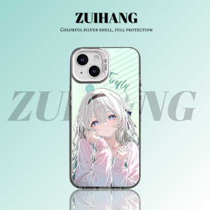 崩壞:星穹鐵道彩銀線條漸變防摔手機殼