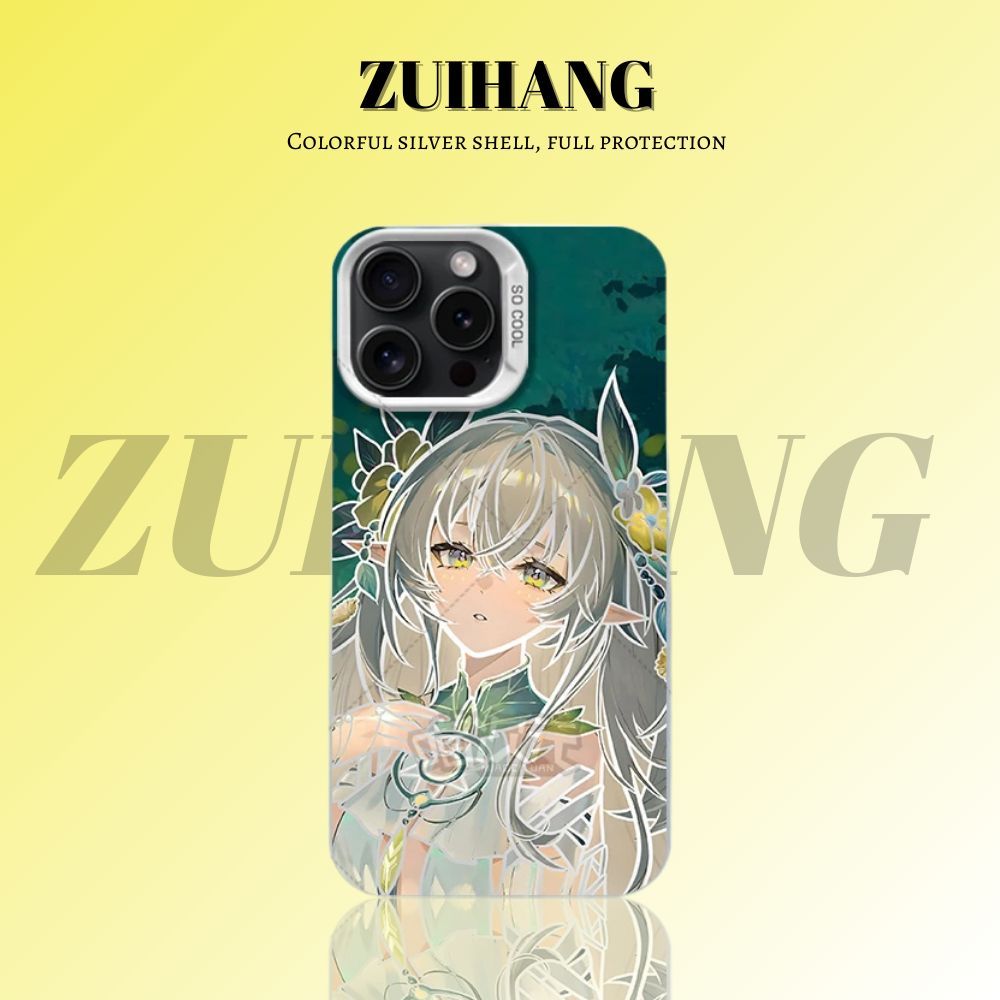 【大集合1.0】動漫彩銀線條漸變防摔手機殼-ZUIHANG SHOP