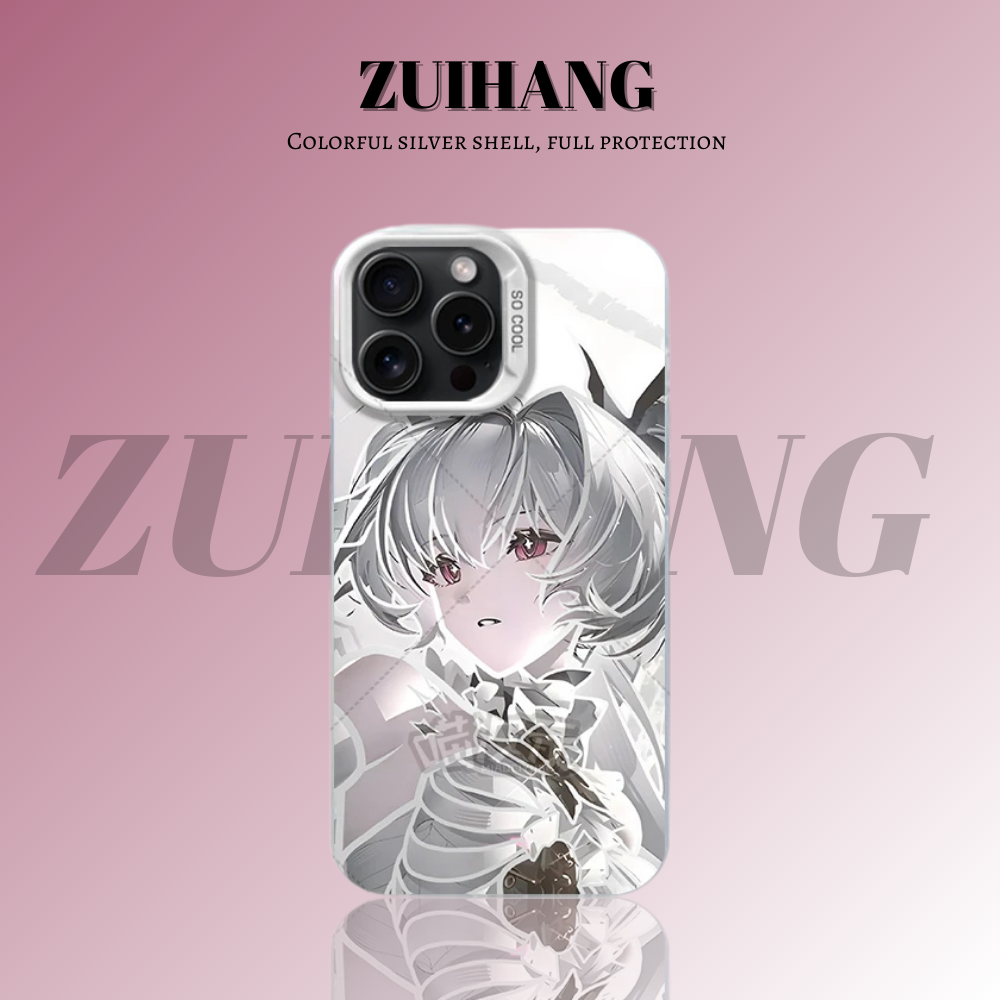 【大集合1.0】動漫彩銀線條漸變防摔手機殼-ZUIHANG SHOP