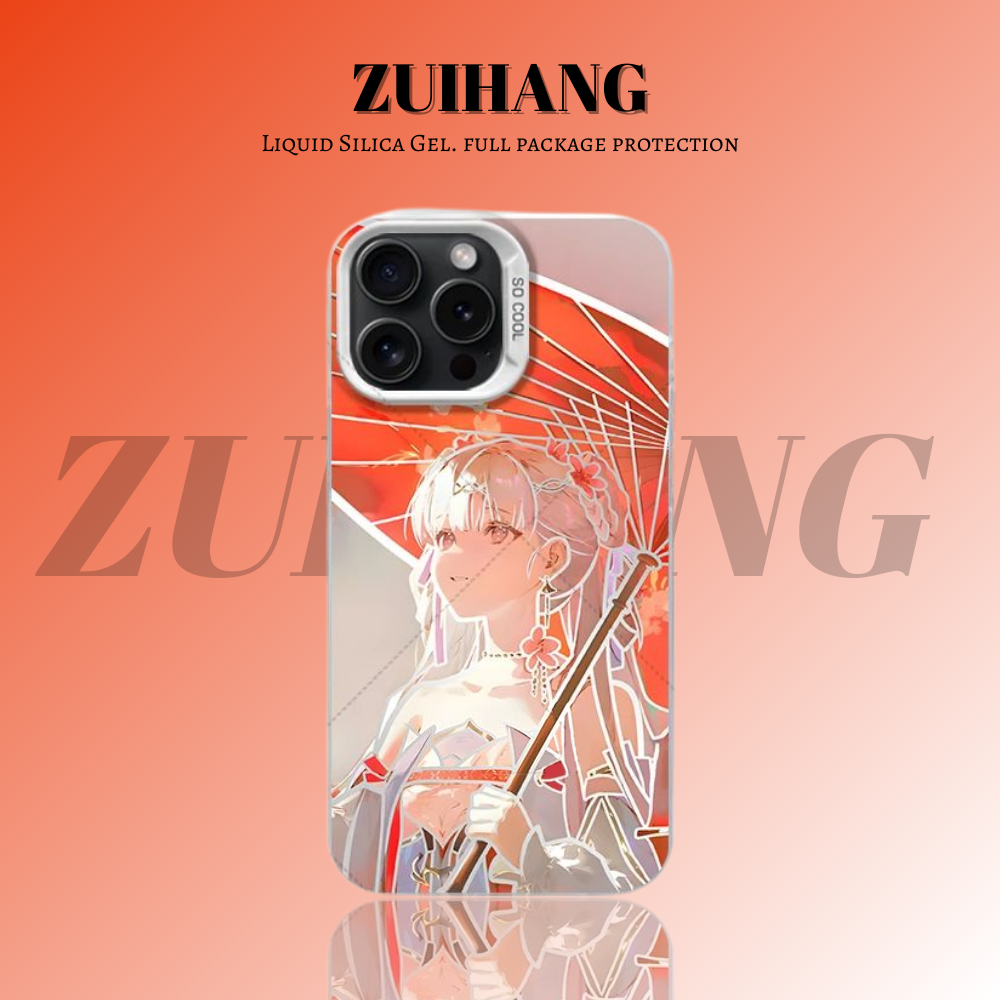 鳴潮彩銀線條漸變防摔手機殼-ZUIHANG SHOP