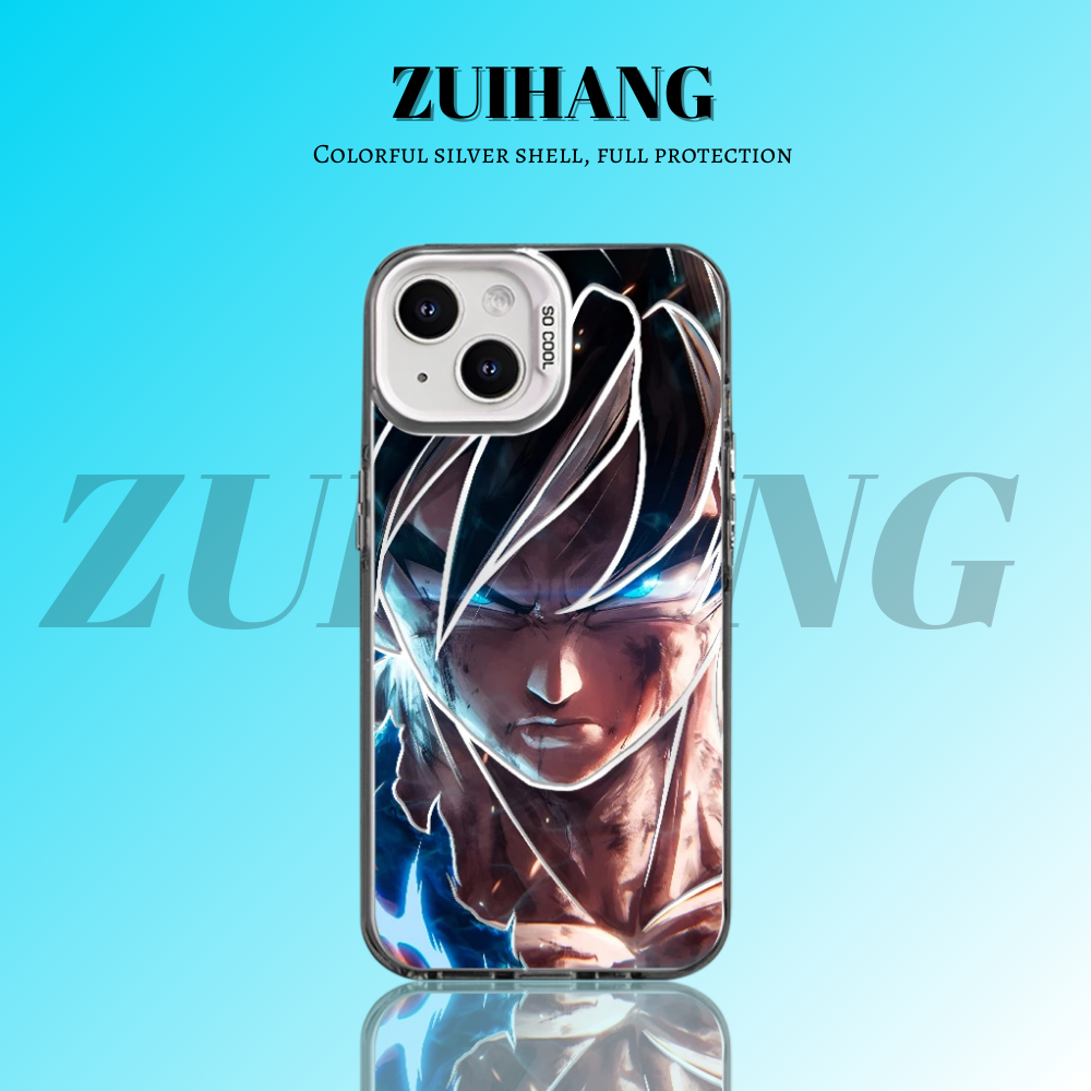 七龍珠彩銀線條漸變防摔手機殼-ZUIHANG SHOP