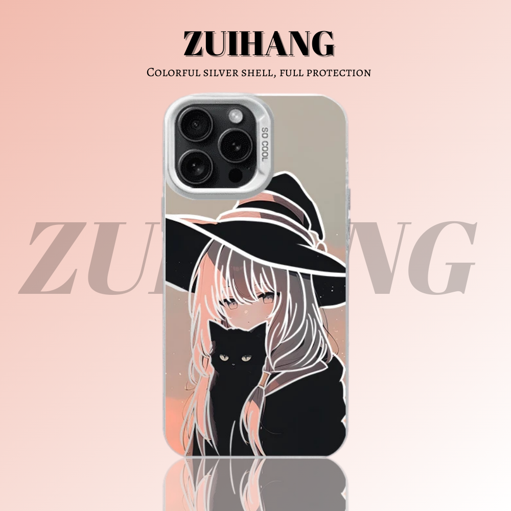 魔女之旅彩銀線條漸變防摔手機殼-ZUIHANG SHOP