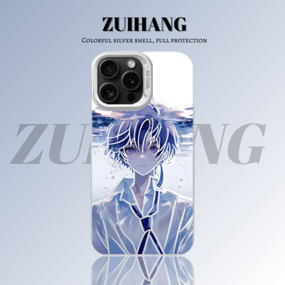 原神彩銀線條漸變防摔手機殼-ZUIHANG SHOP