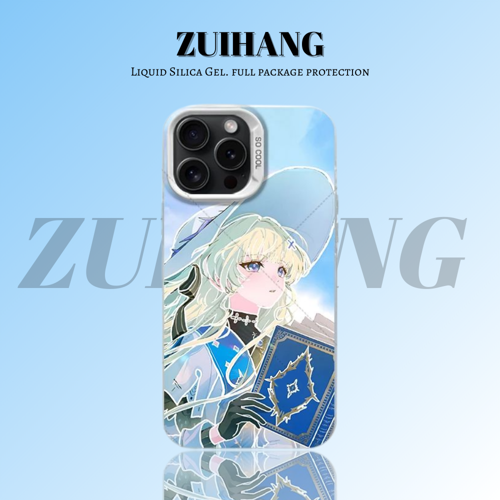 鳴潮彩銀線條漸變防摔手機殼-ZUIHANG SHOP