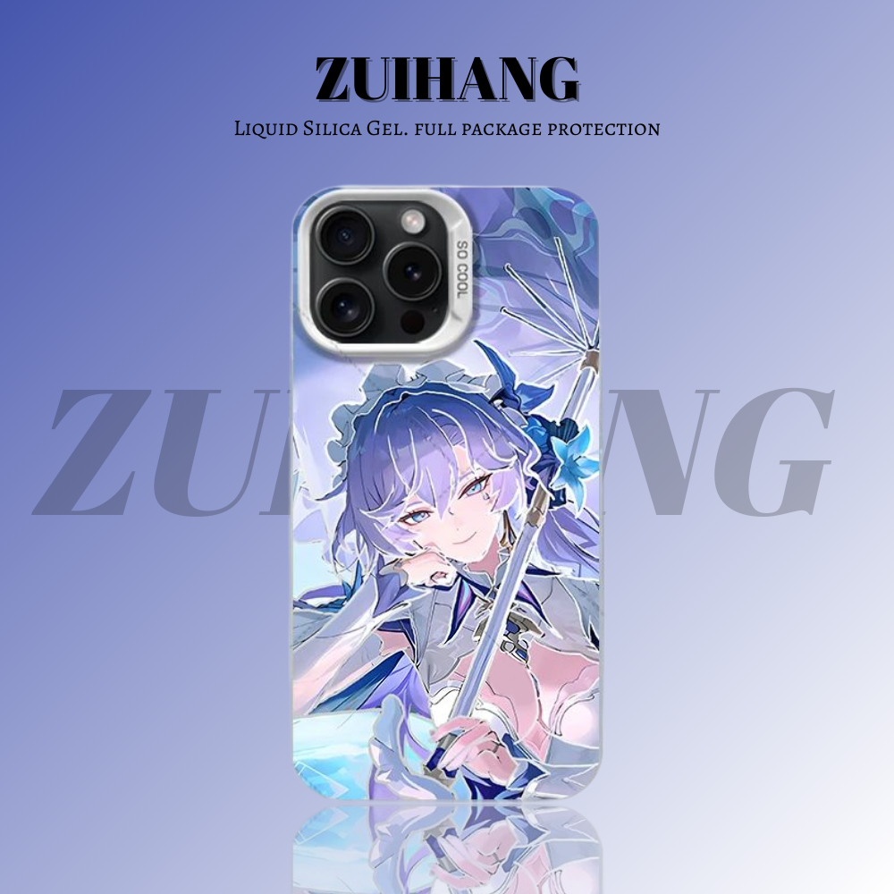 鳴潮彩銀線條漸變防摔手機殼-ZUIHANG SHOP