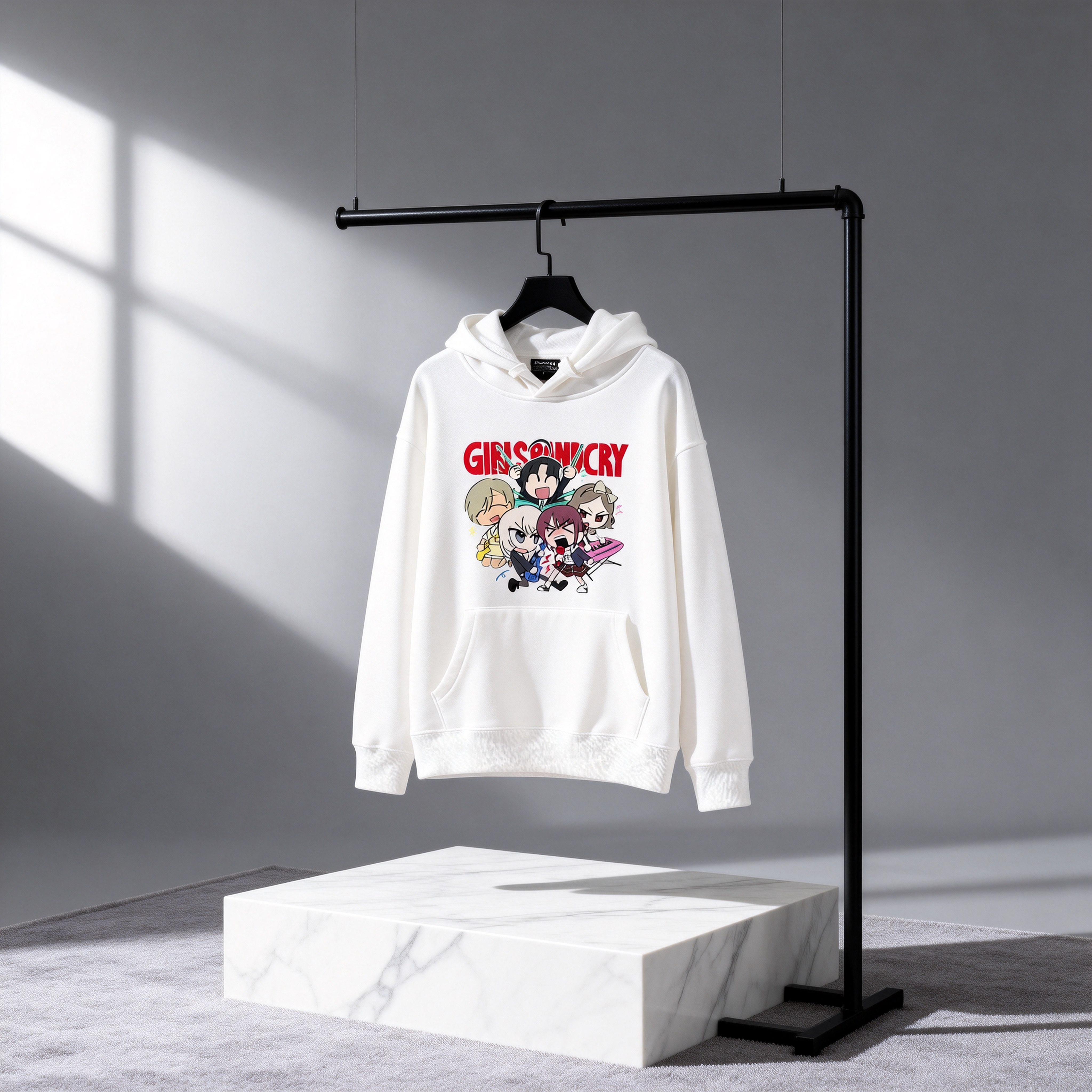 Girls Band Cry 秋冬新款 親子情侶裝連帽衛衣