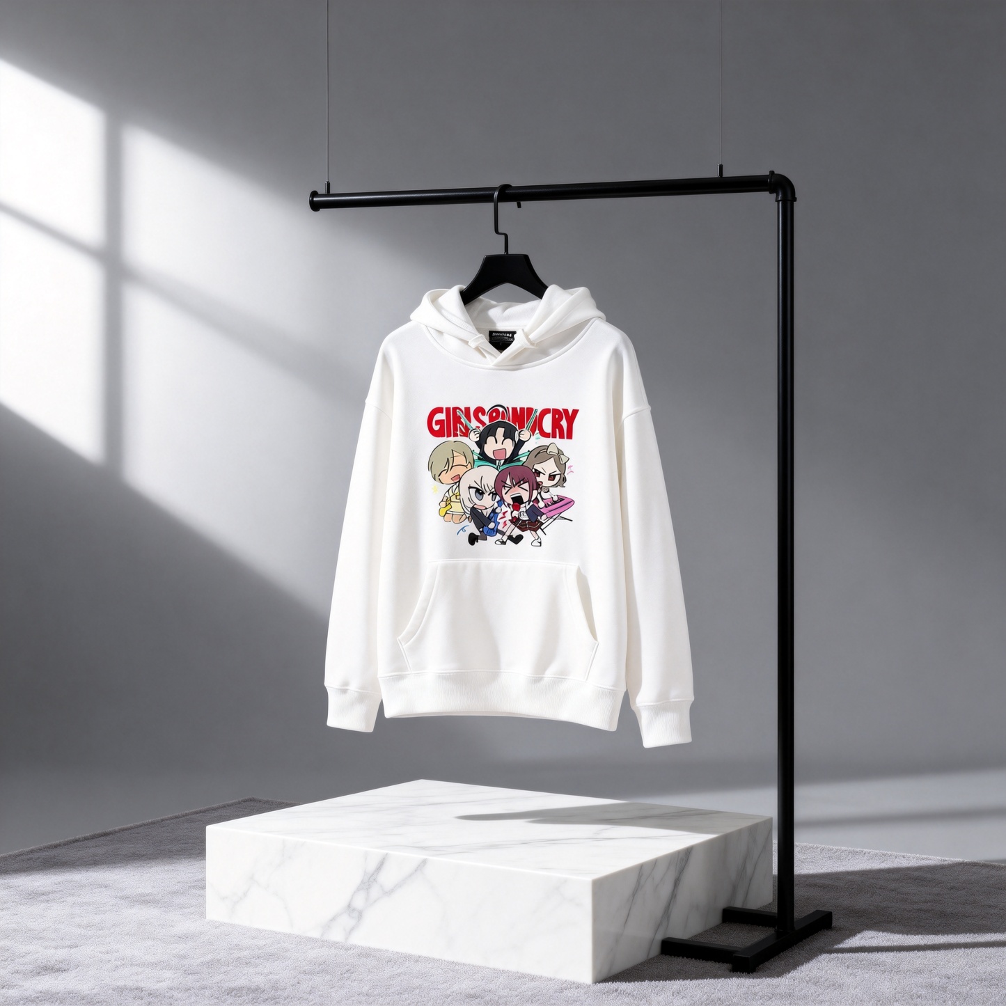 Girls Band Cry 秋冬新款 親子情侶裝連帽衛衣