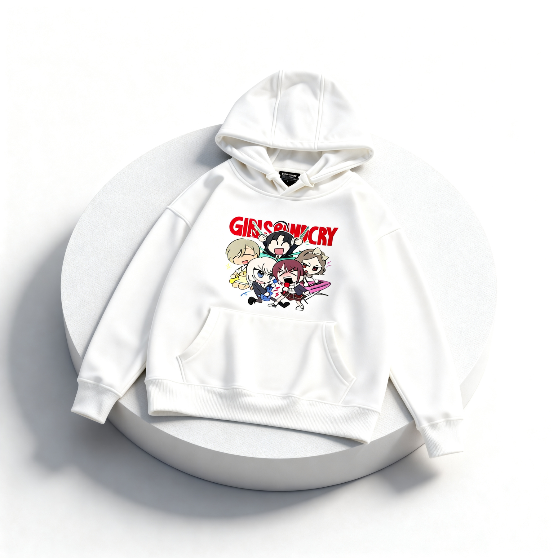 Girls Band Cry 秋冬新款 親子情侶裝連帽衛衣