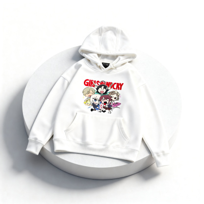 Girls Band Cry 秋冬新款 親子情侶裝連帽衛衣