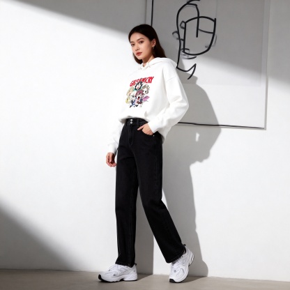 Girls Band Cry 秋冬新款 親子情侶裝連帽衛衣