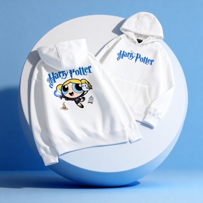 飛天小女警聯名哈利波特連帽衛衣