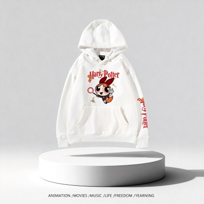 飛天小女警聯名哈利波特連帽衛衣
