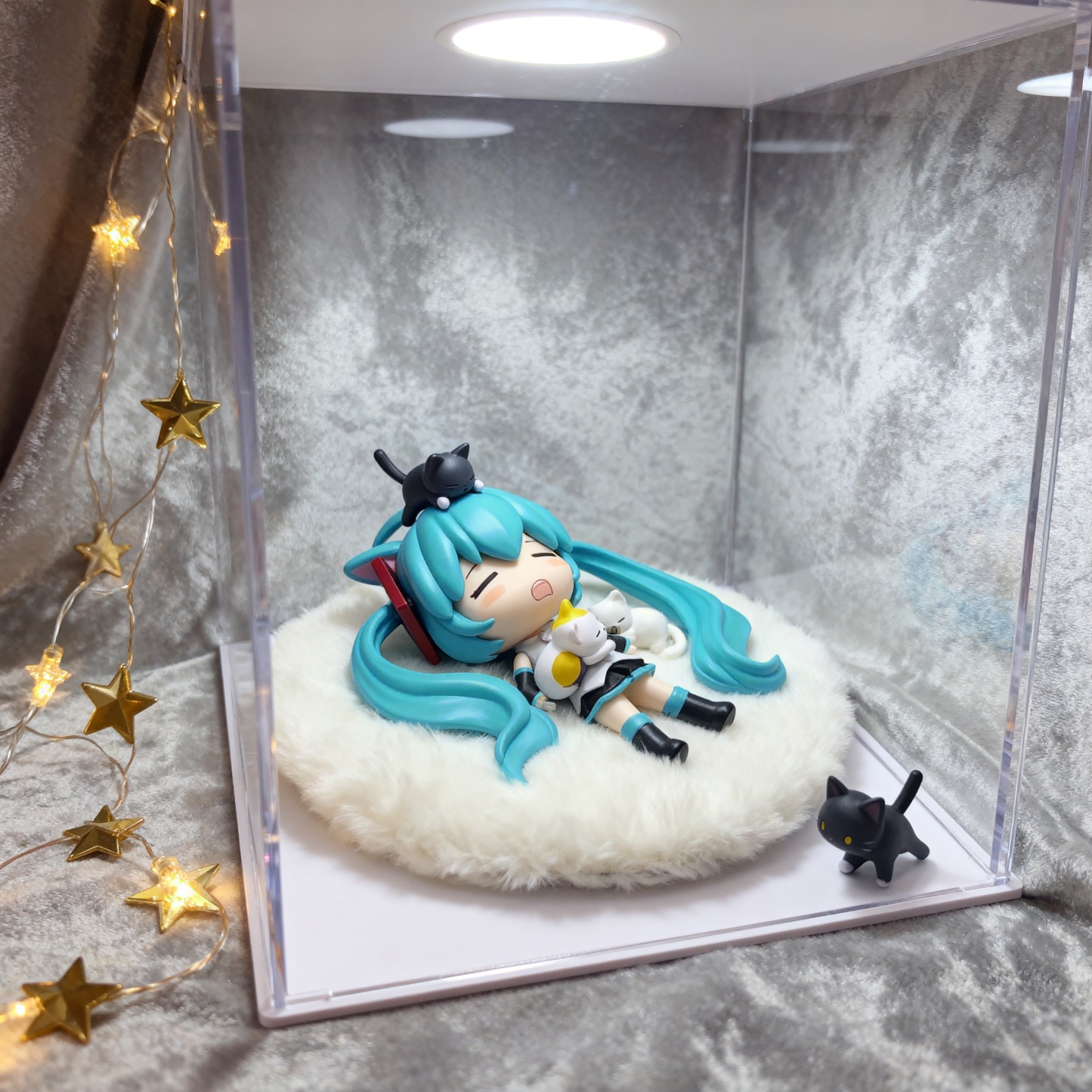 潮社工作室 貓音 初音 Q版雕像