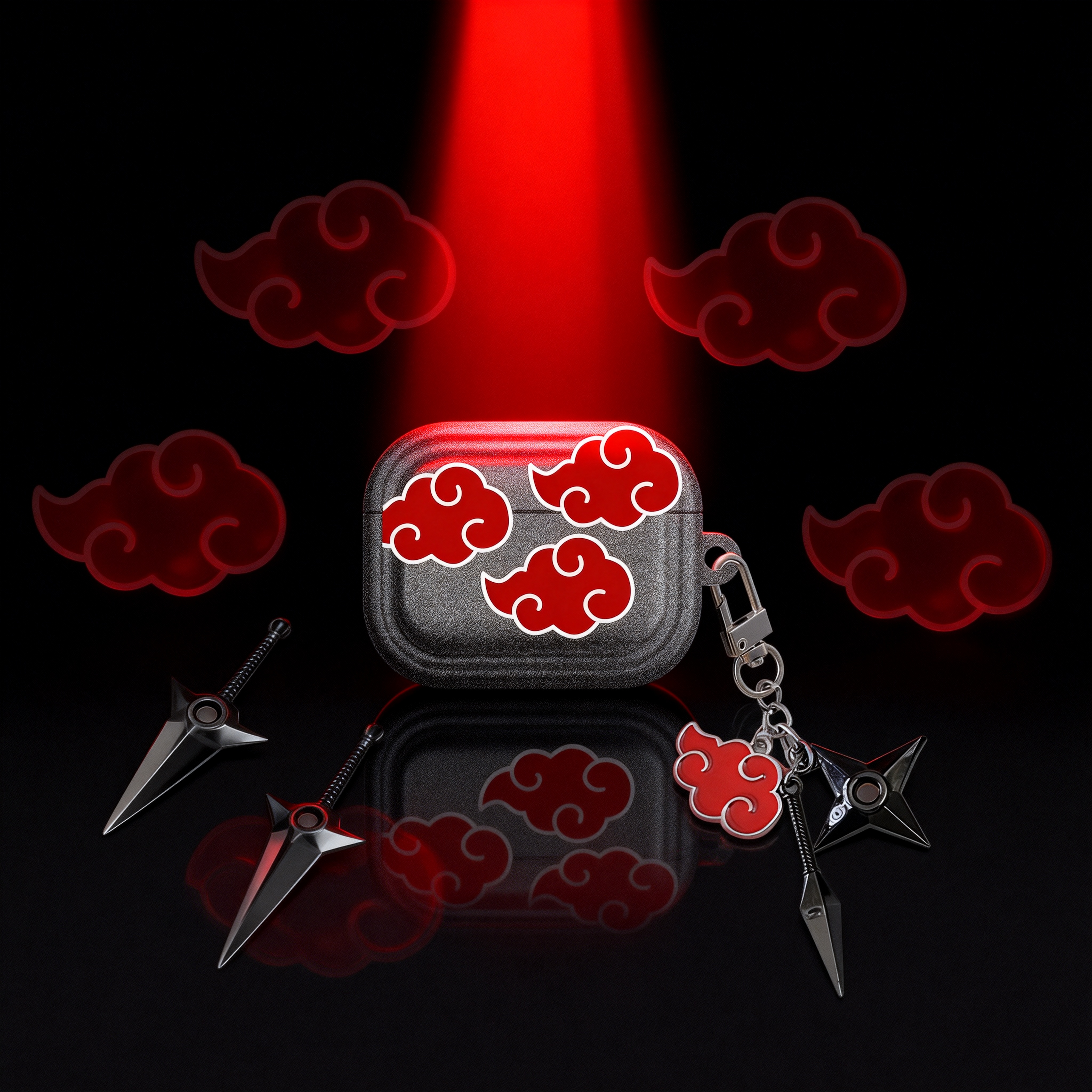 火影忍者標高級灰 Airpods耳機保護殼