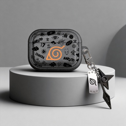 火影忍者標高級灰 Airpods耳機保護殼