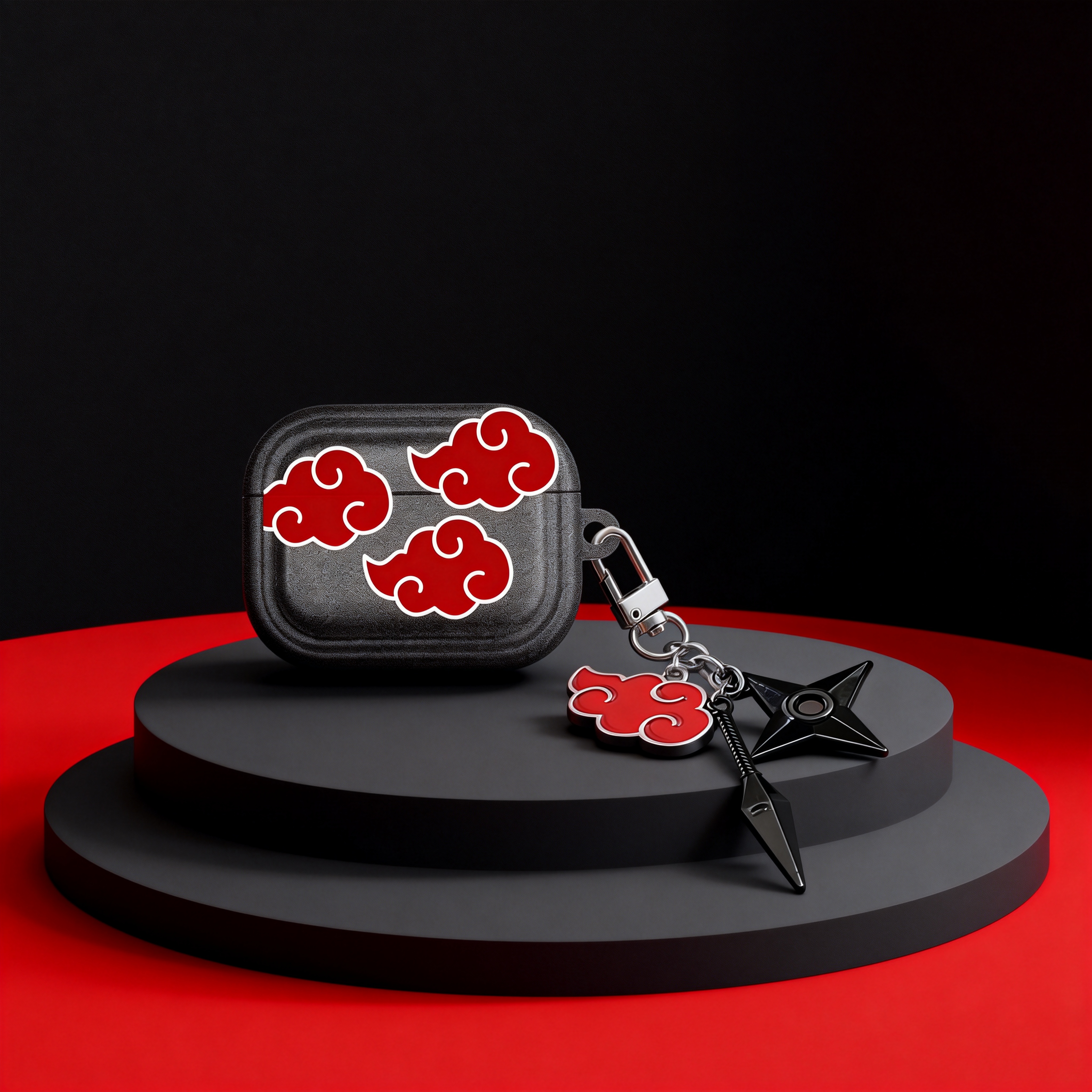 火影忍者標高級灰 Airpods耳機保護殼