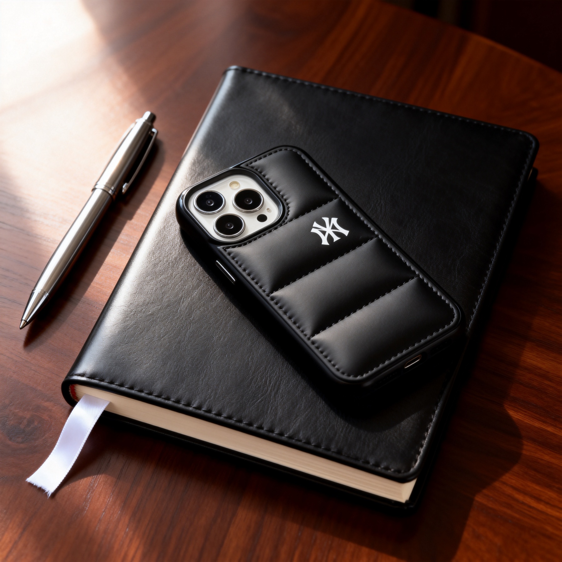 潮牌MLB羽絨服手機殼