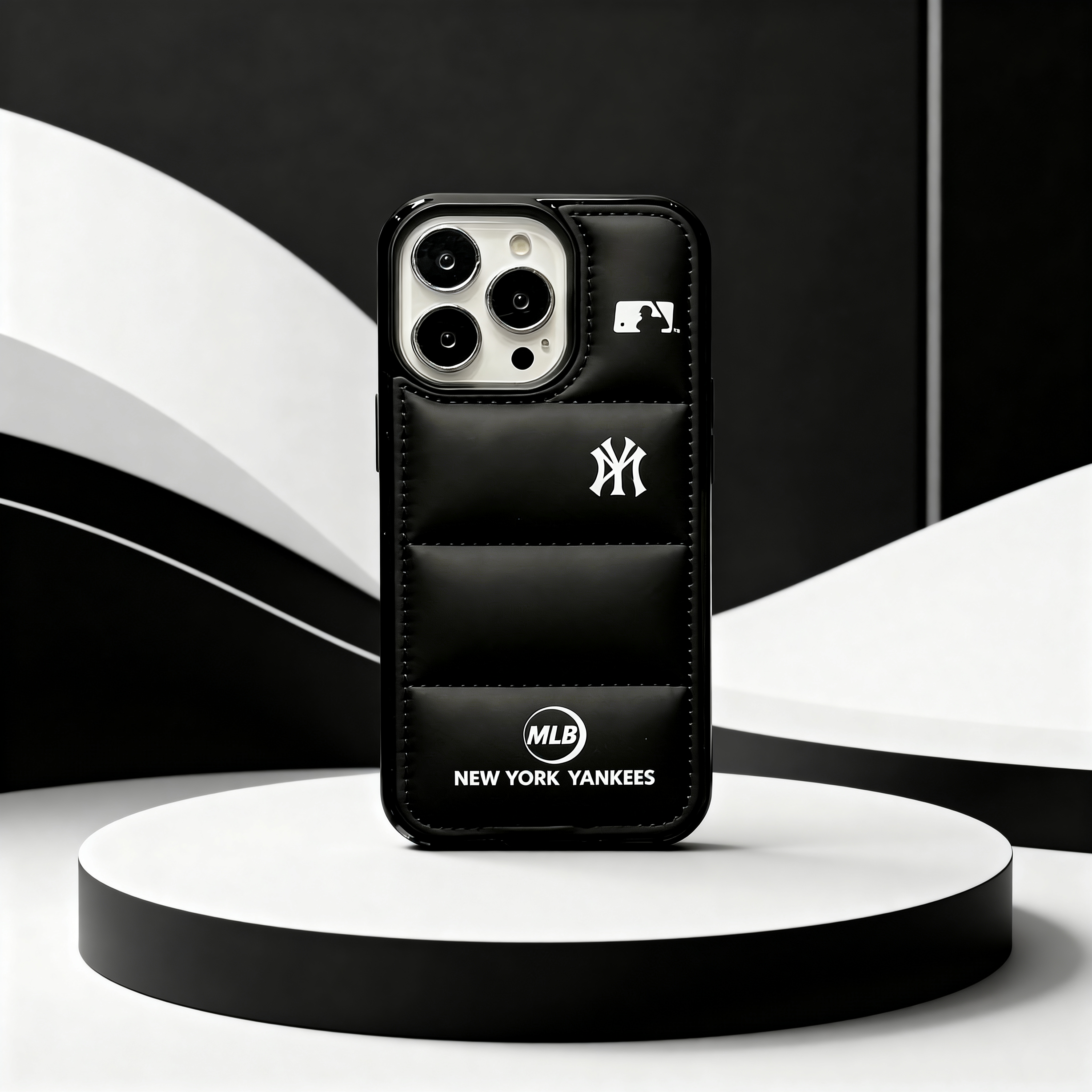 潮牌MLB羽絨服手機殼