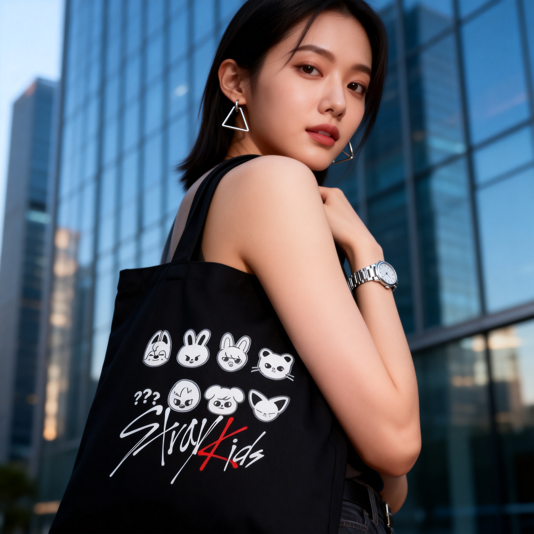 Stray Kids 同人應援週邊 帆布手提袋