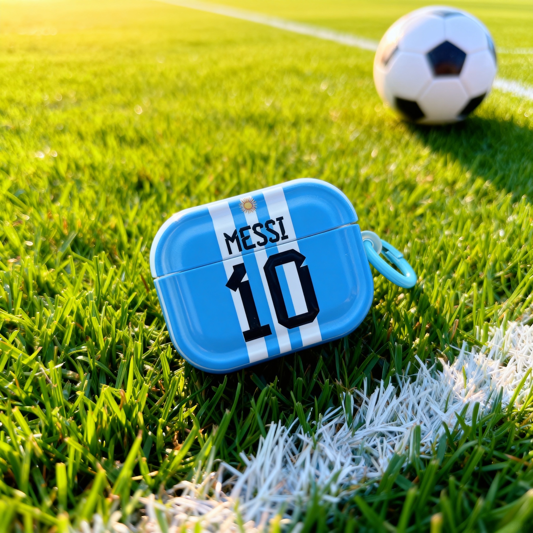 潮流梅西球衣 Airpods耳機保護殼