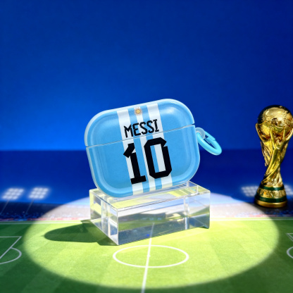 潮流梅西球衣 Airpods耳機保護殼