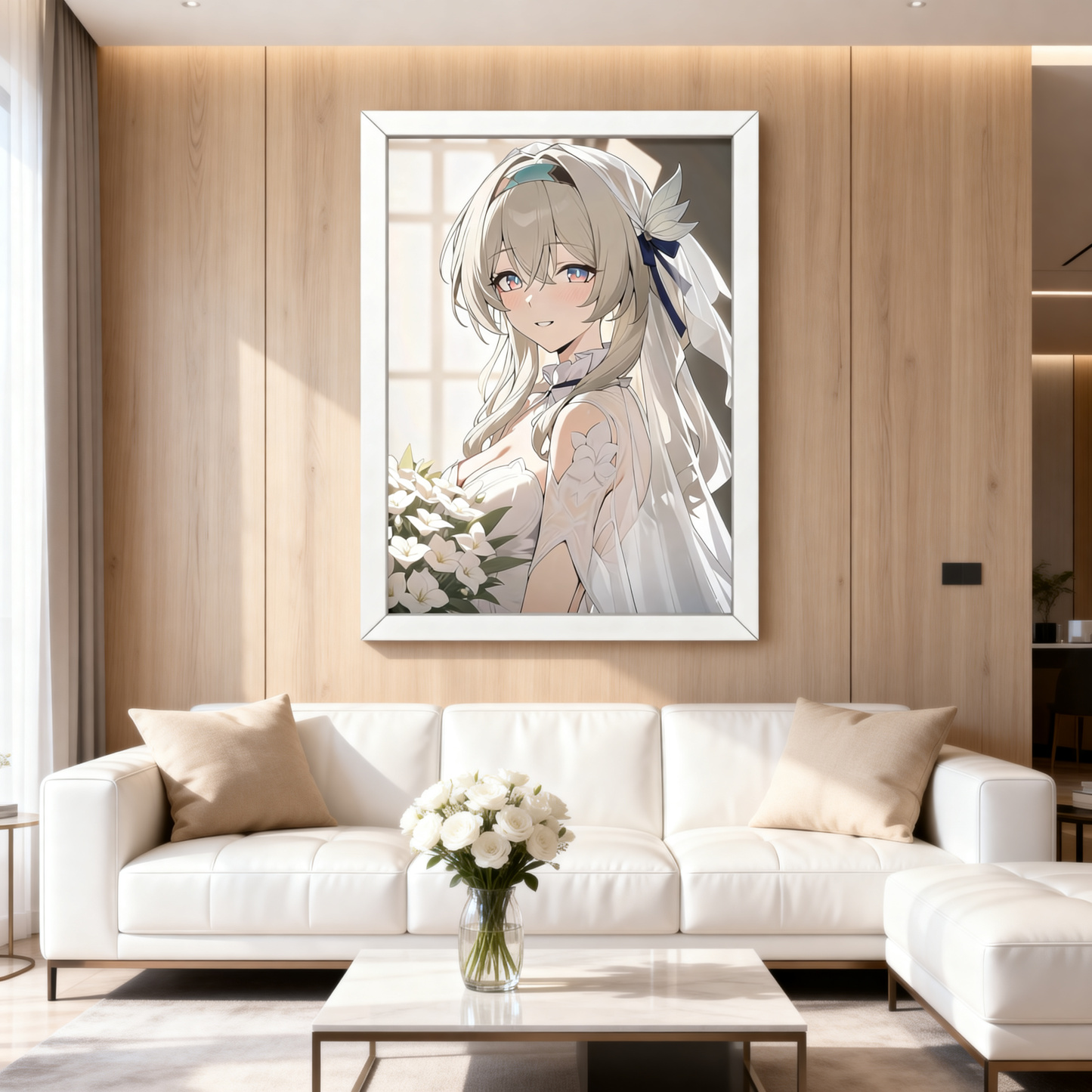 崩壞:星穹鐵道3D動漫立體畫海報 - 3D漸層與立體效果