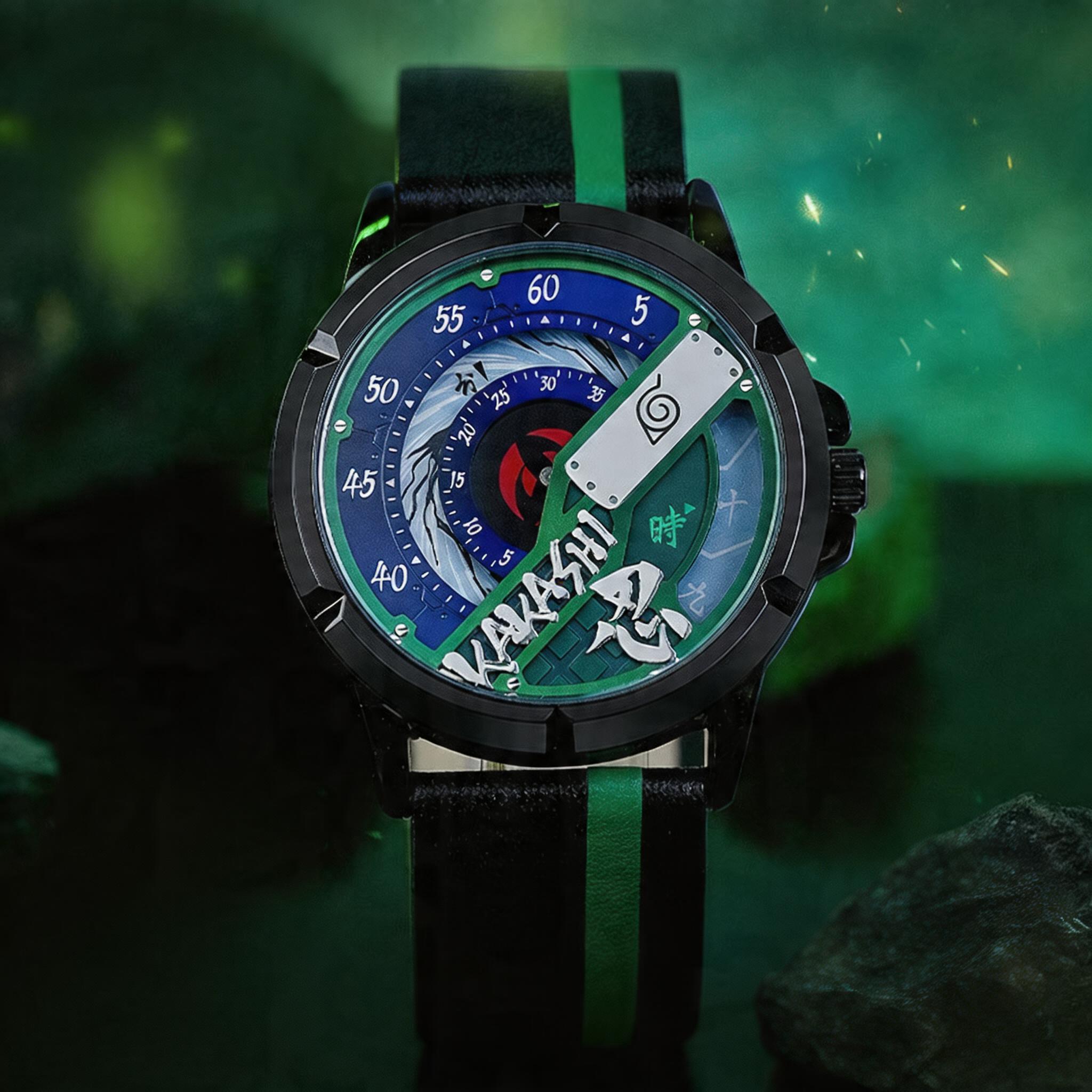 卡卡西輪盤讀數石英表