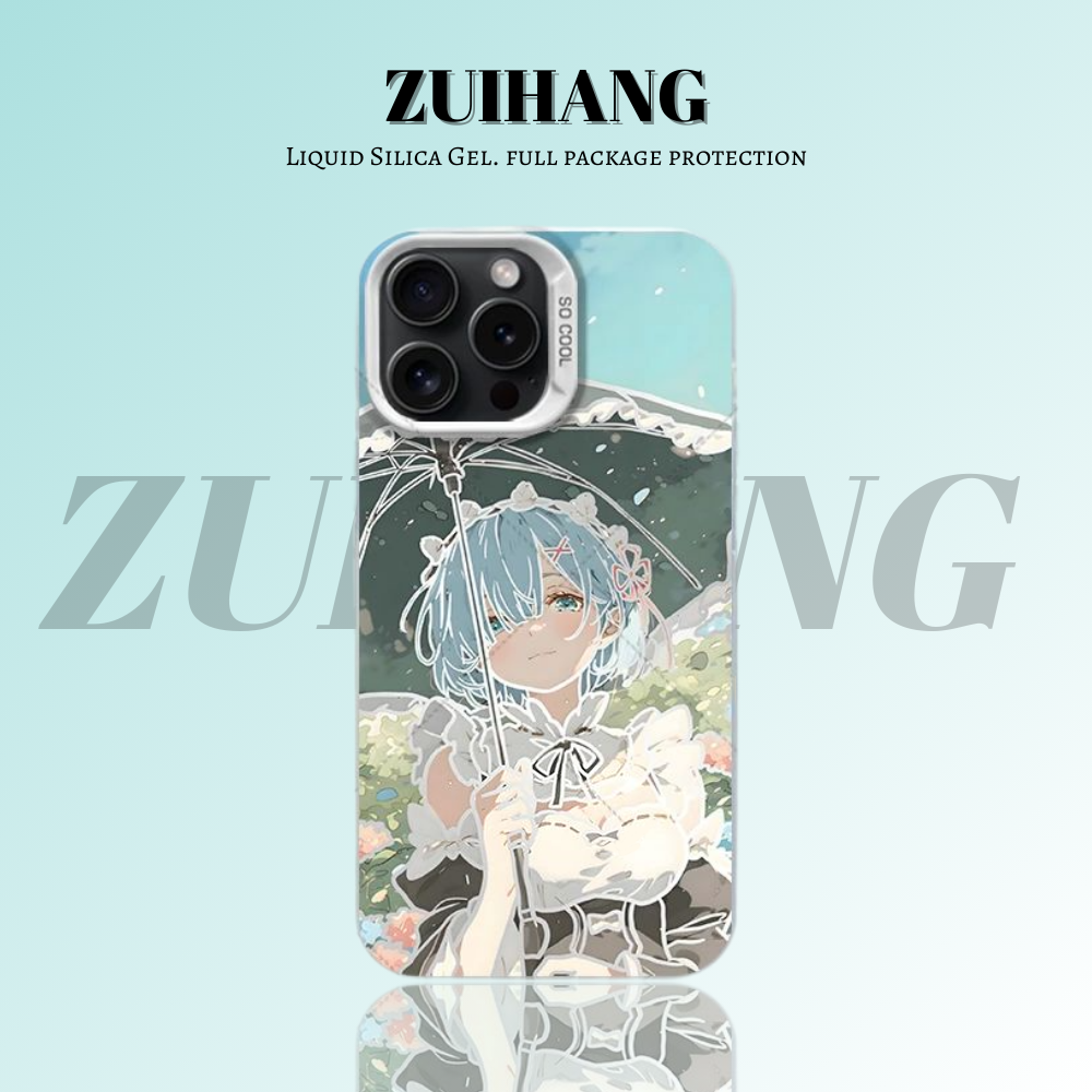 Re:Zero 彩銀線條漸變防摔手機殼-ZUIHANG SHOP