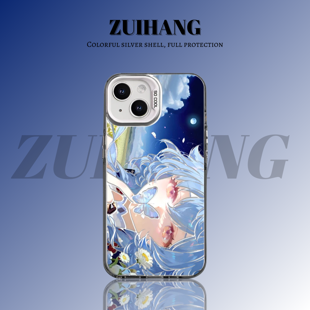 原神彩銀線條漸變防摔手機殼-ZUIHANG SHOP
