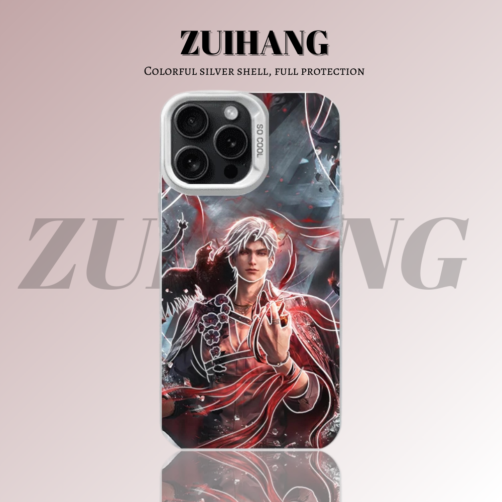 戀與深空彩銀線條漸變防摔手機殼-ZUIHANG SHOP