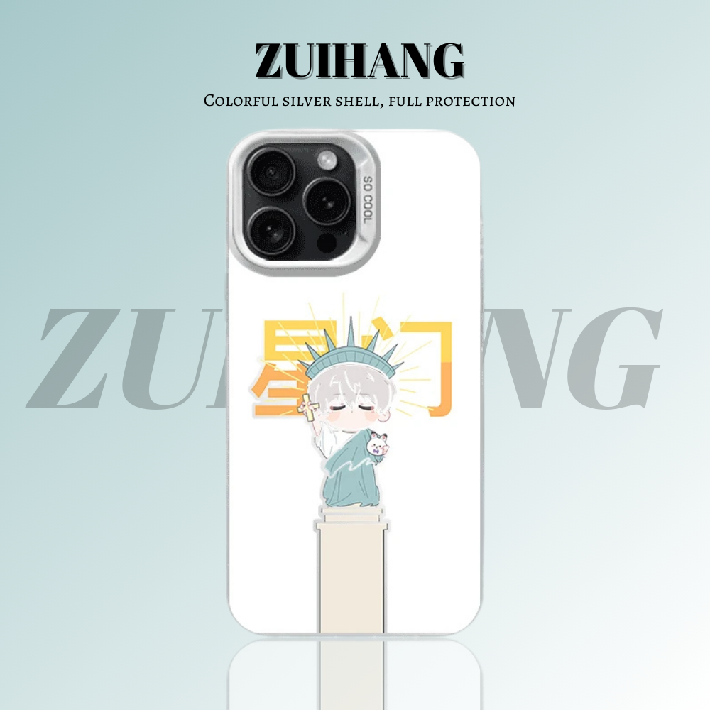 戀與深空彩銀線條漸變防摔手機殼-ZUIHANG SHOP
