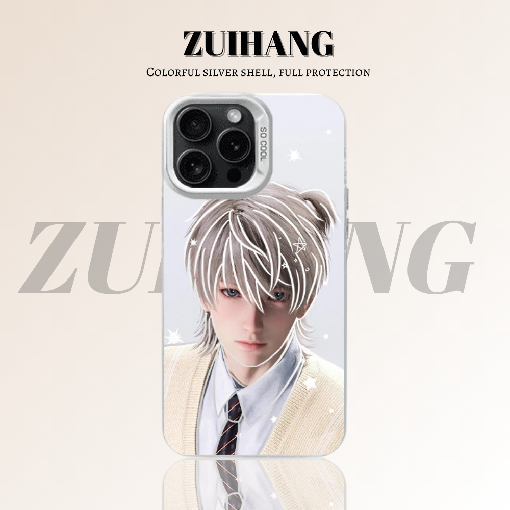 戀與深空彩銀線條漸變防摔手機殼-ZUIHANG SHOP