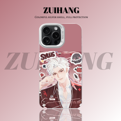 戀與深空彩銀線條漸變防摔手機殼-ZUIHANG SHOP