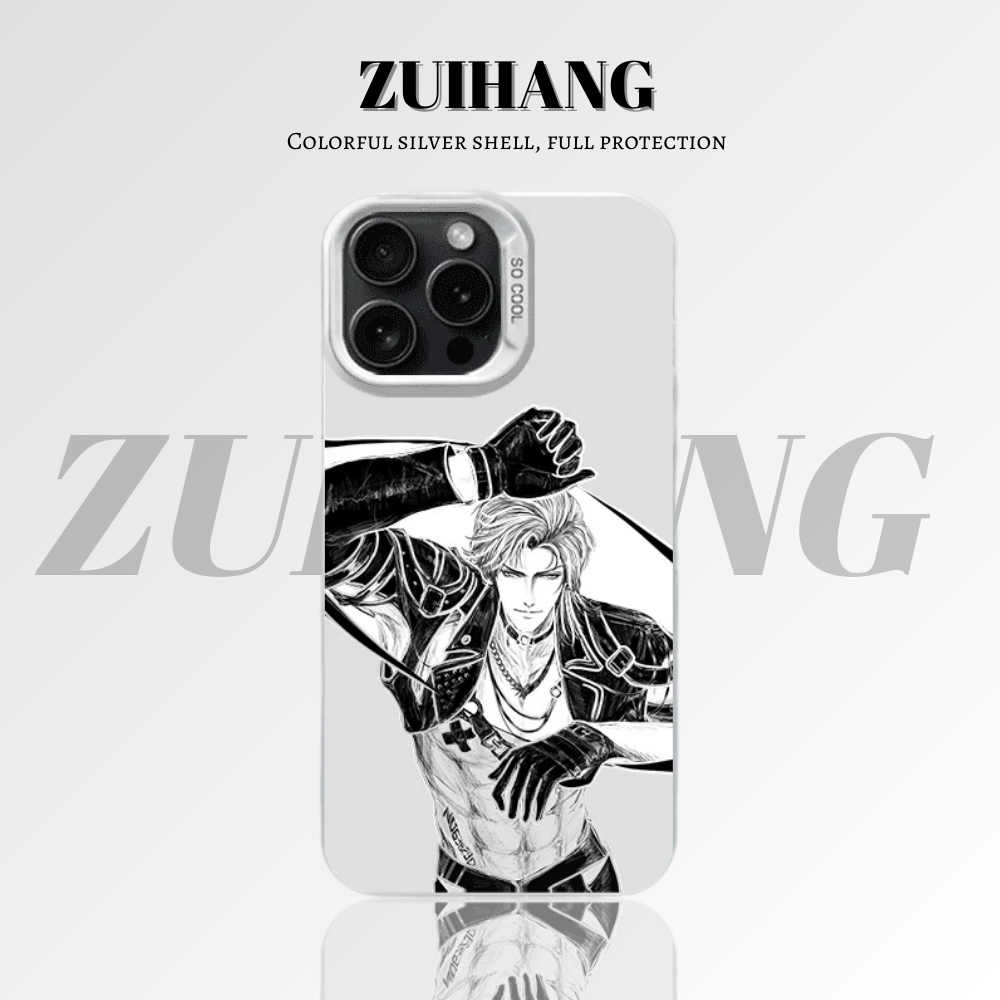 戀與深空彩銀線條漸變防摔手機殼-ZUIHANG SHOP