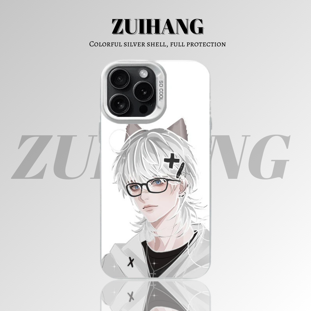 戀與深空彩銀線條漸變防摔手機殼-ZUIHANG SHOP