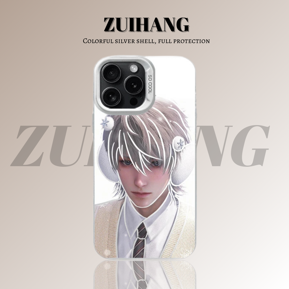 戀與深空彩銀線條漸變防摔手機殼-ZUIHANG SHOP