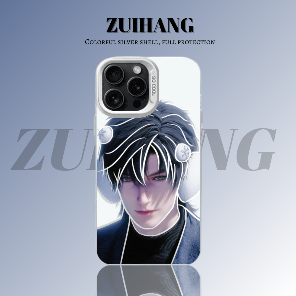 戀與深空彩銀線條漸變防摔手機殼-ZUIHANG SHOP