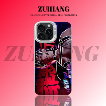 戀與深空彩銀線條漸變防摔手機殼-ZUIHANG SHOP