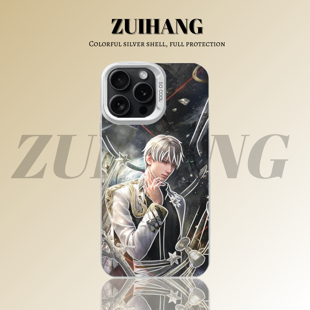 戀與深空彩銀線條漸變防摔手機殼-ZUIHANG SHOP