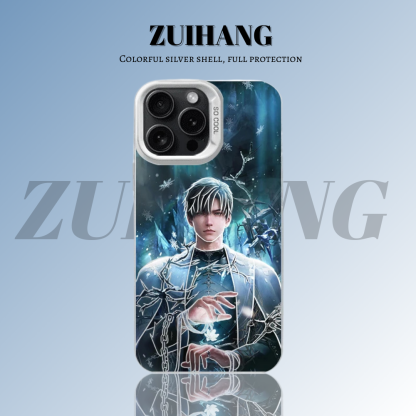 戀與深空彩銀線條漸變防摔手機殼-ZUIHANG SHOP