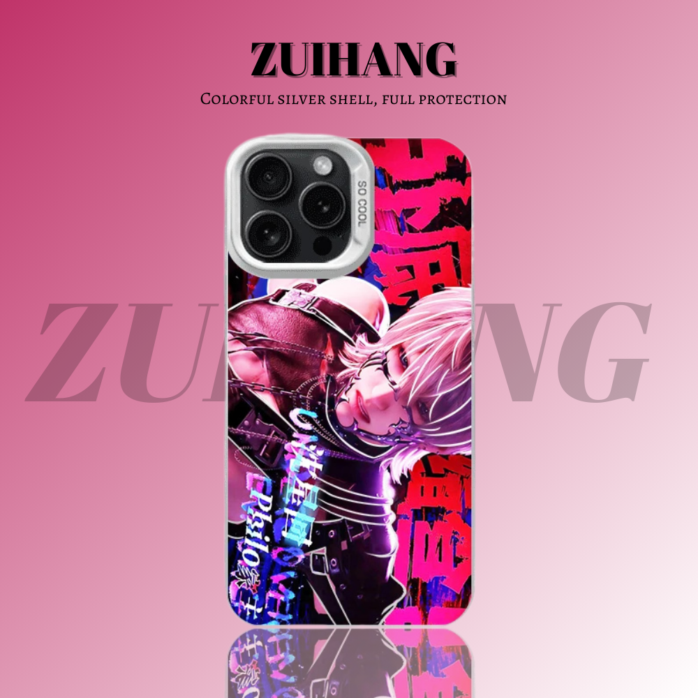 戀與深空彩銀線條漸變防摔手機殼-ZUIHANG SHOP