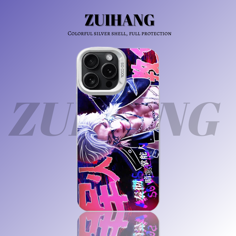 戀與深空彩銀線條漸變防摔手機殼-ZUIHANG SHOP